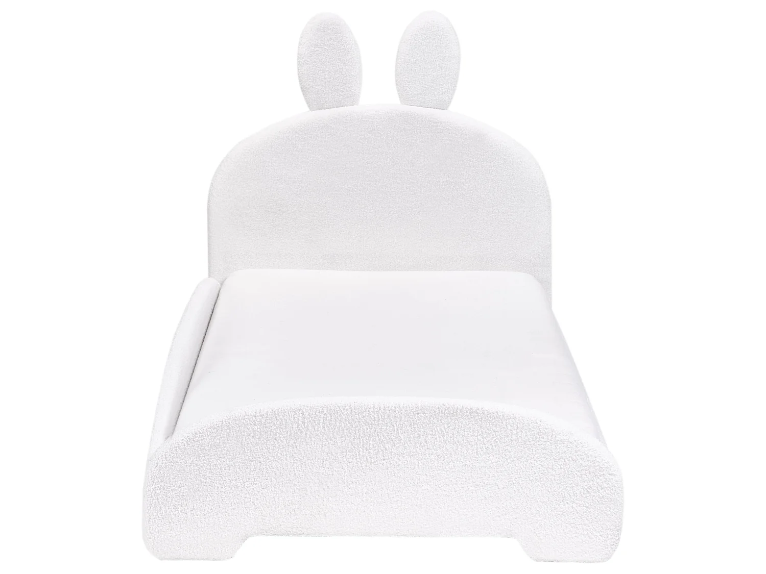Kids Bed Rabbit Boucle PERROS 90 x 200 cm (EU Single) Off-White