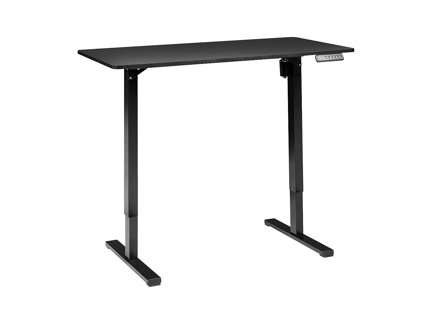 Schreibtisch schwarz 120 x 60 cm elektrisch höhenverstellbar TAVARES