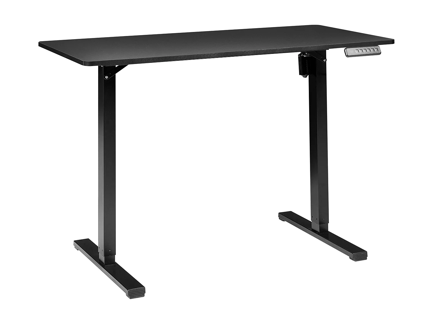 Bureau réglable en hauteur électriquement TAVARES Noir 120 cm 60 cm