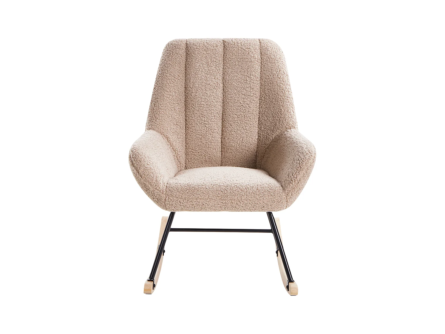 Fauteuil à bascule KINNO Bouclé Beige