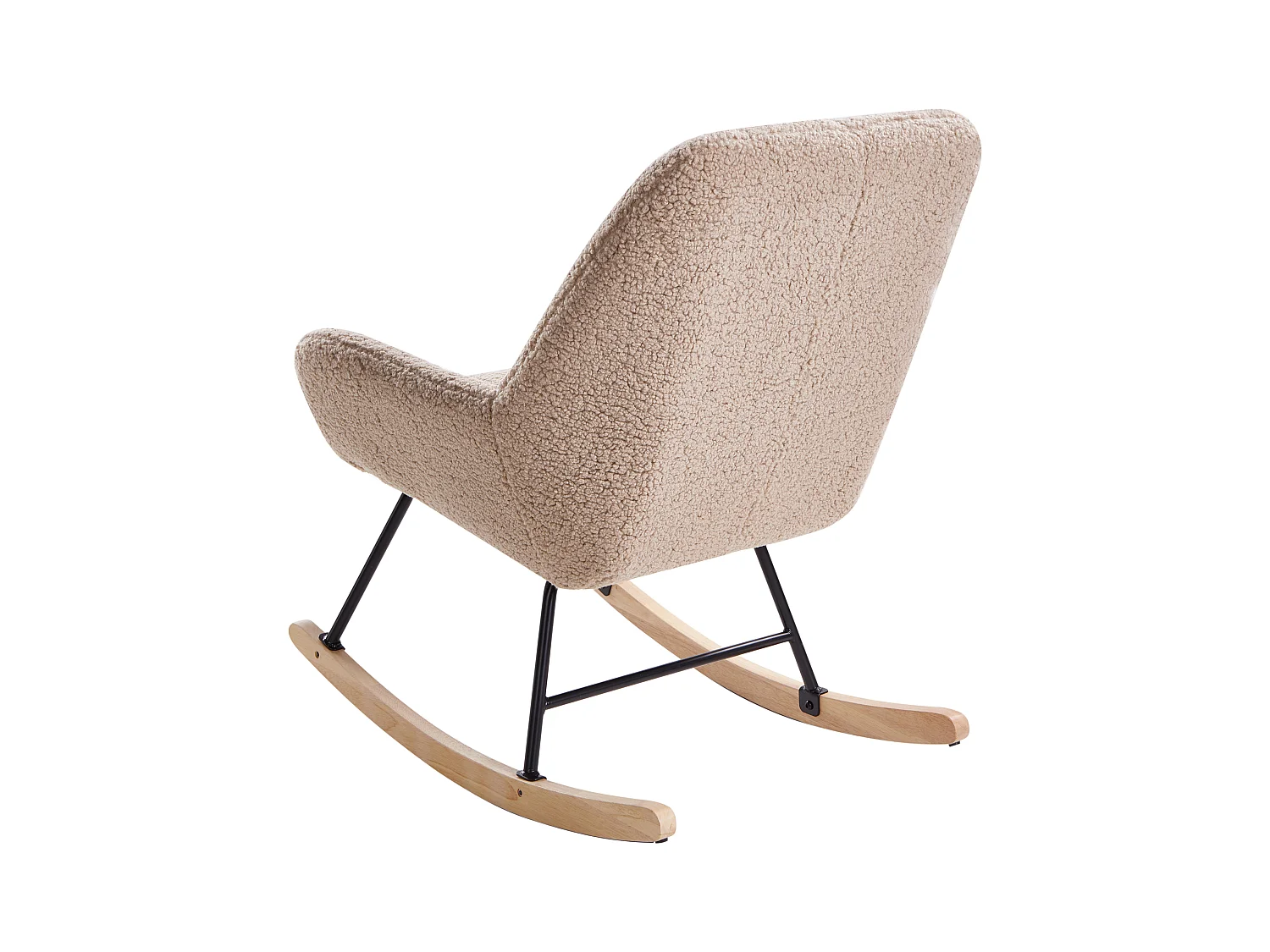 Fauteuil à bascule KINNO Bouclé Beige