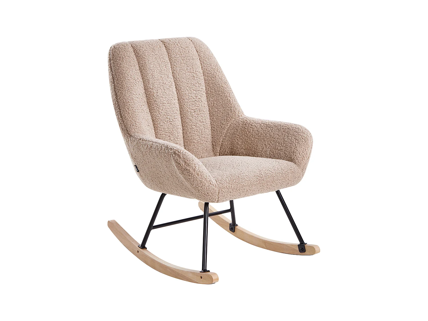 Fauteuil à bascule KINNO Bouclé Beige