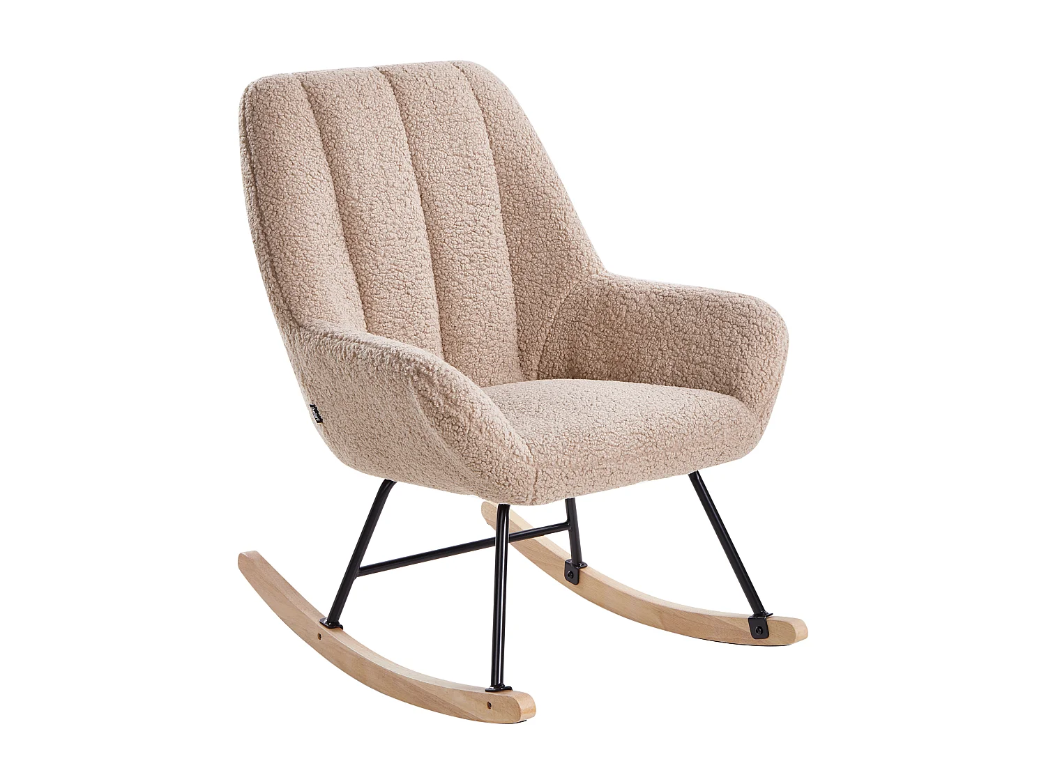 Fauteuil à bascule KINNO Bouclé Beige