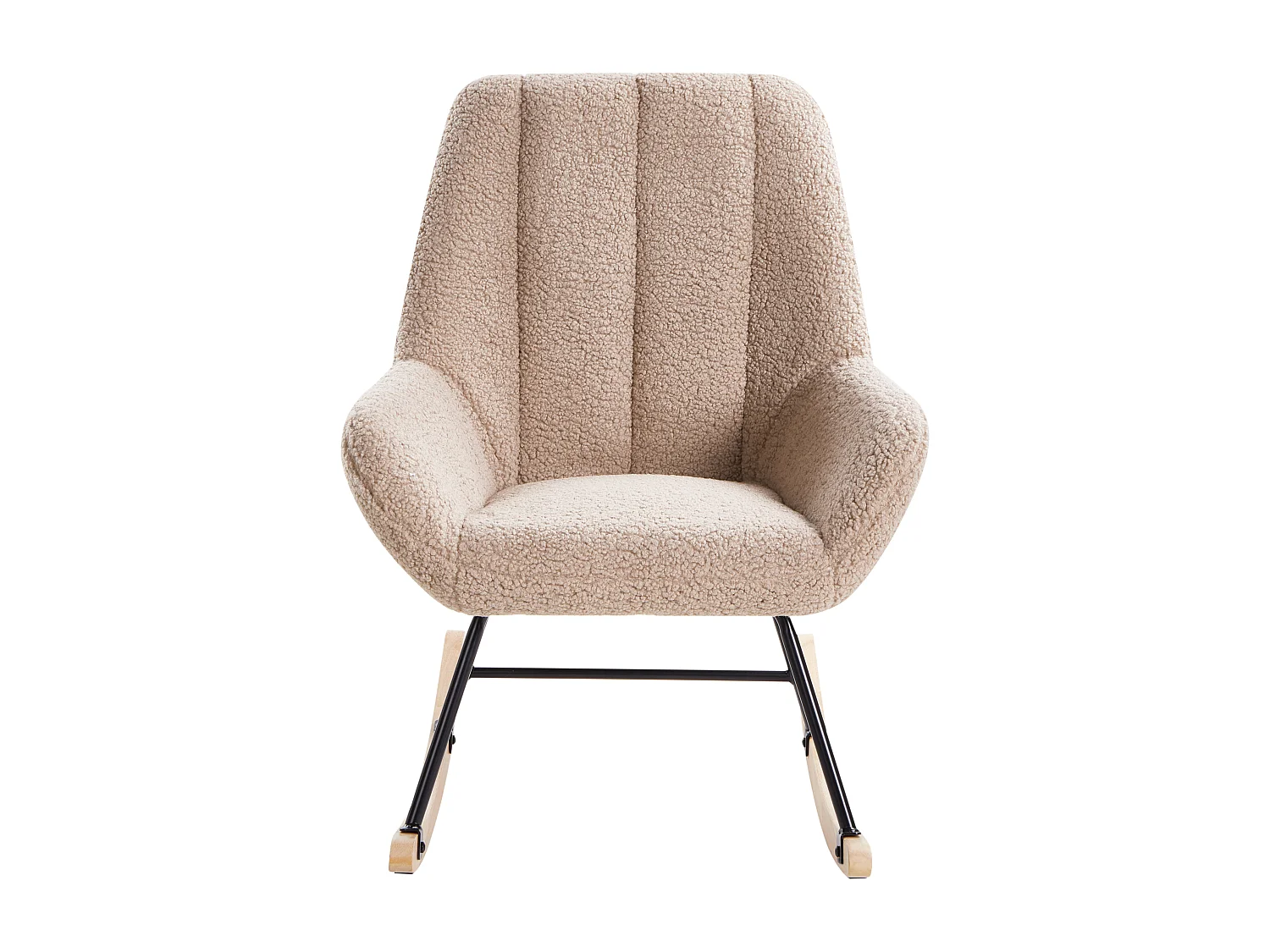 Schaukelsessel KINNO Bouclé Beige