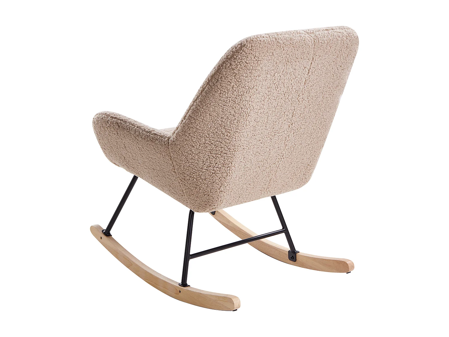 Schaukelsessel KINNO Bouclé Beige