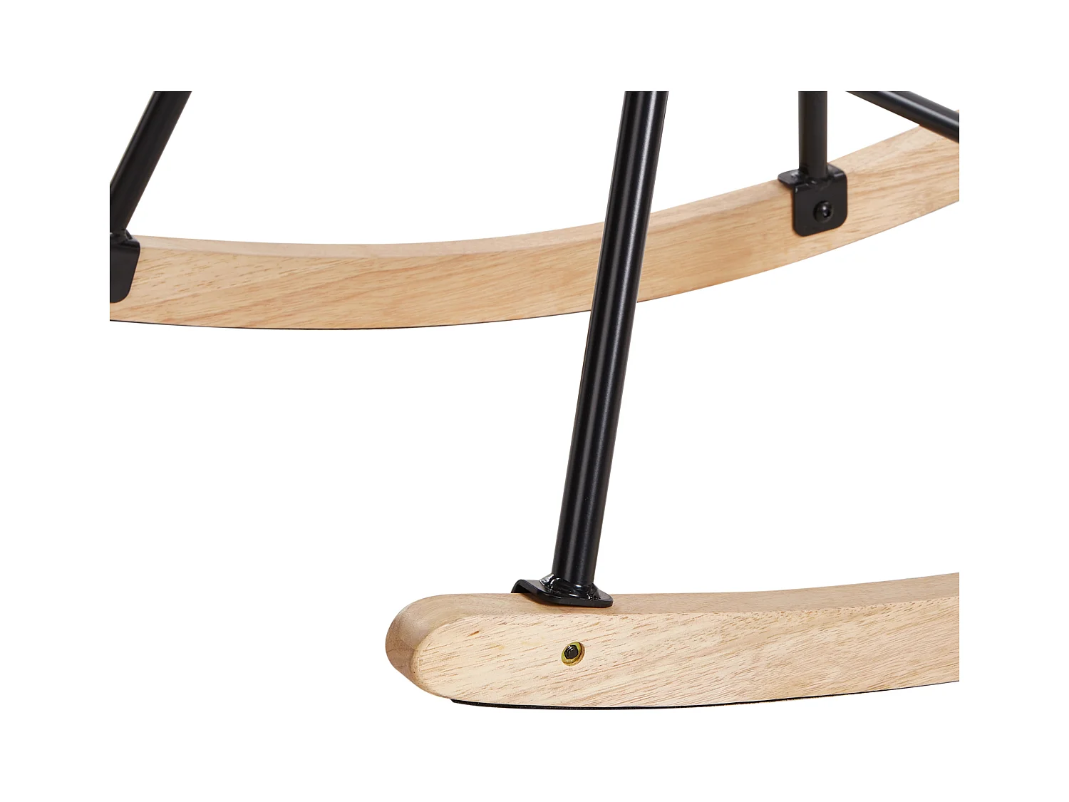 Fauteuil à bascule KINNO Bouclé Blanc cassé