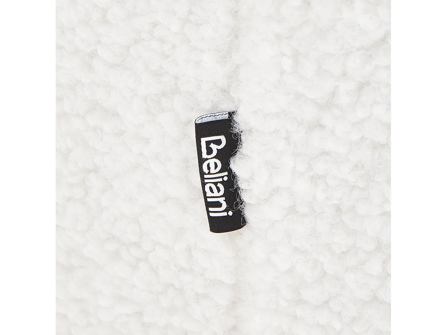 Fauteuil à bascule KINNO Bouclé Blanc cassé