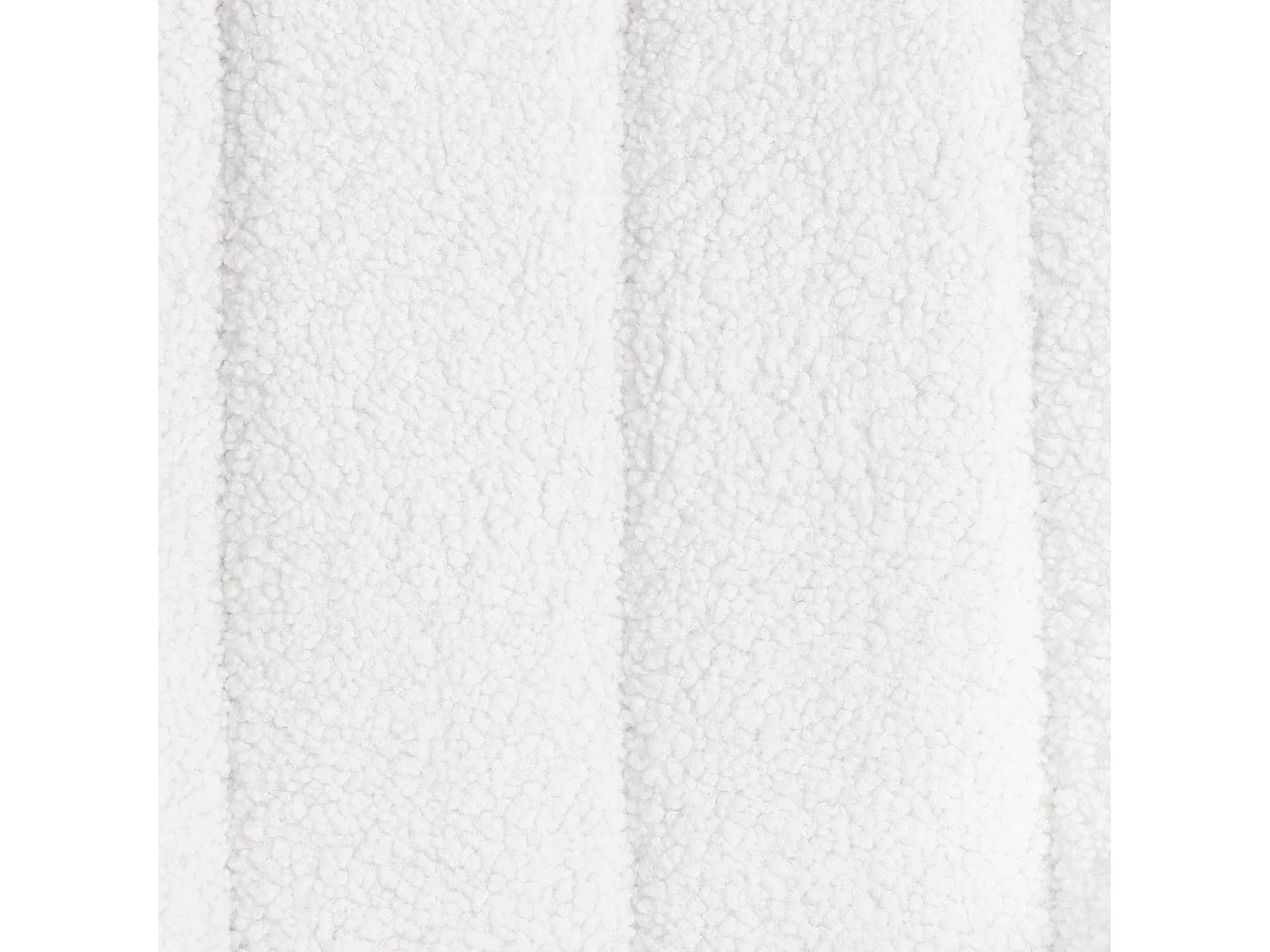 Fauteuil à bascule KINNO Bouclé Blanc cassé