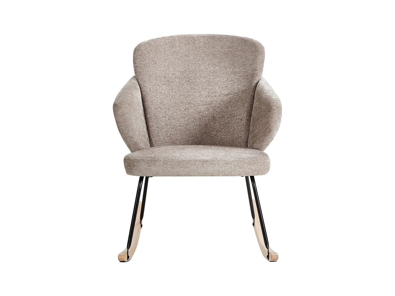 Fauteuil à bascule VIKEN Tissu Taupe