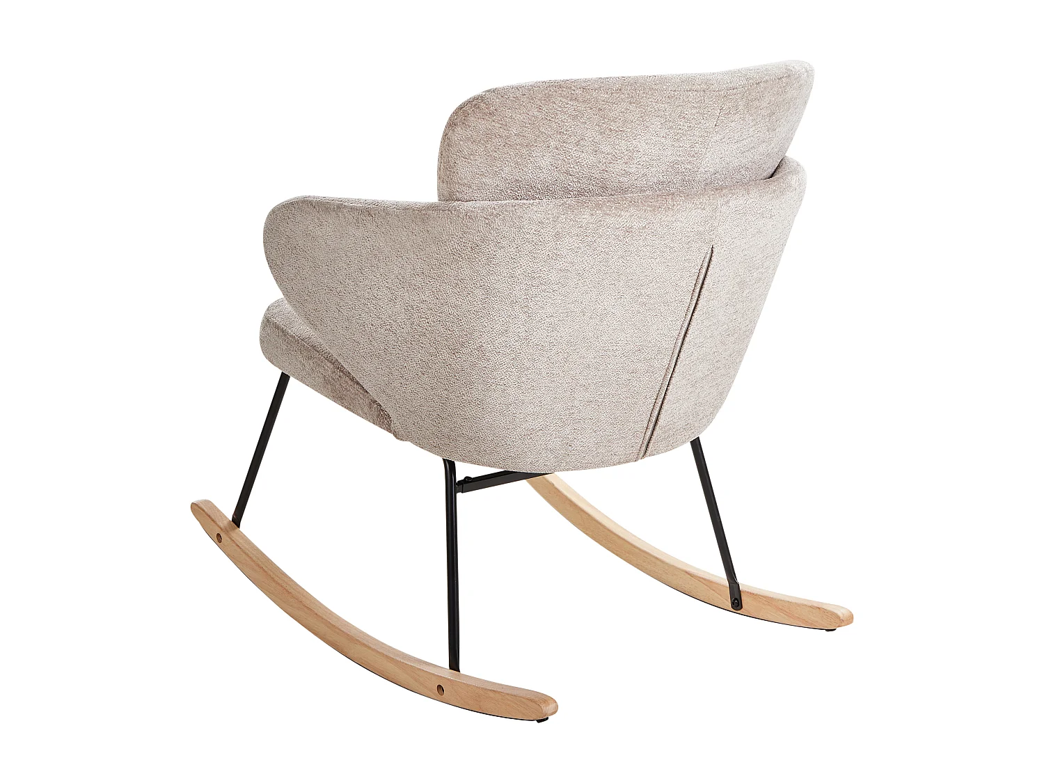 Poltrona de Baloiço VIKEN Tecido Taupe