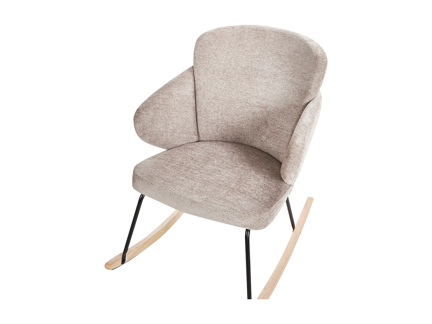 Poltrona de Baloiço VIKEN Tecido Taupe