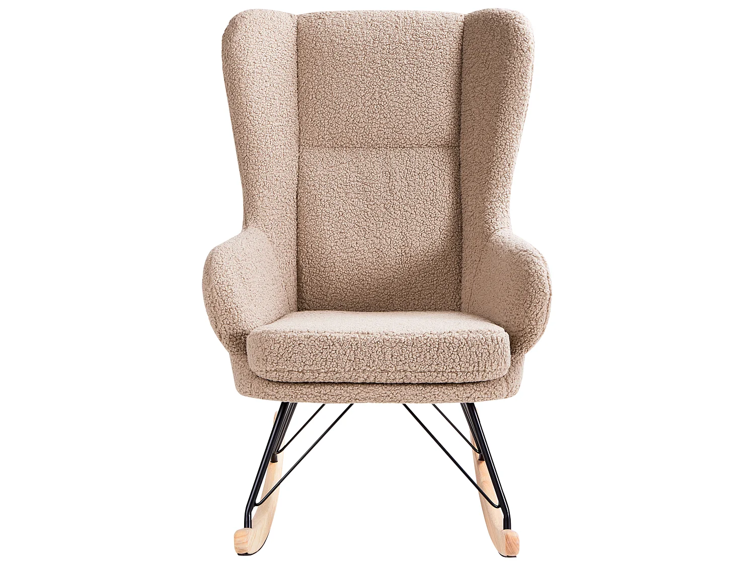 Rocking Chair LUOMA Boucle Beige