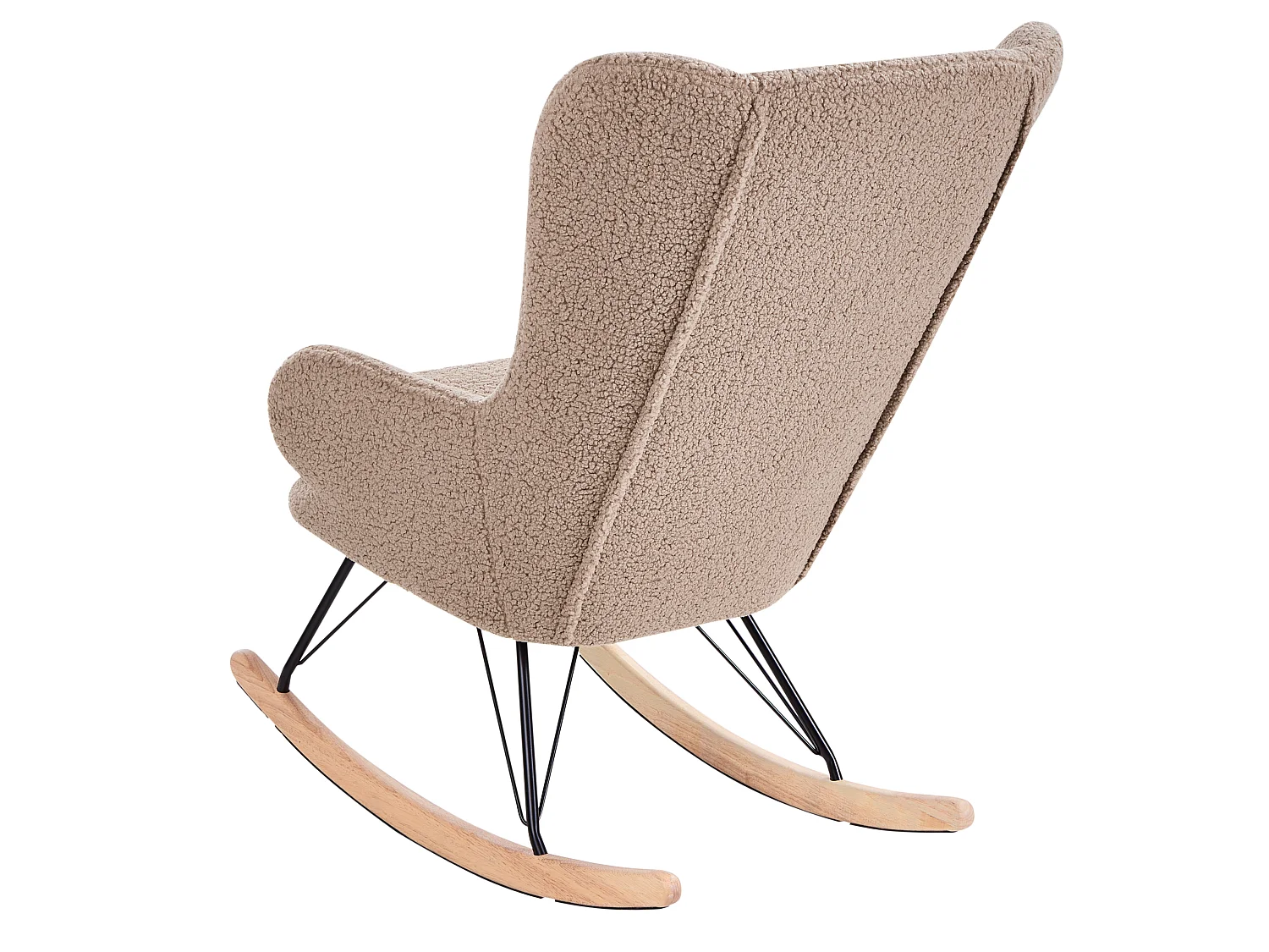 Rocking Chair LUOMA Boucle Beige