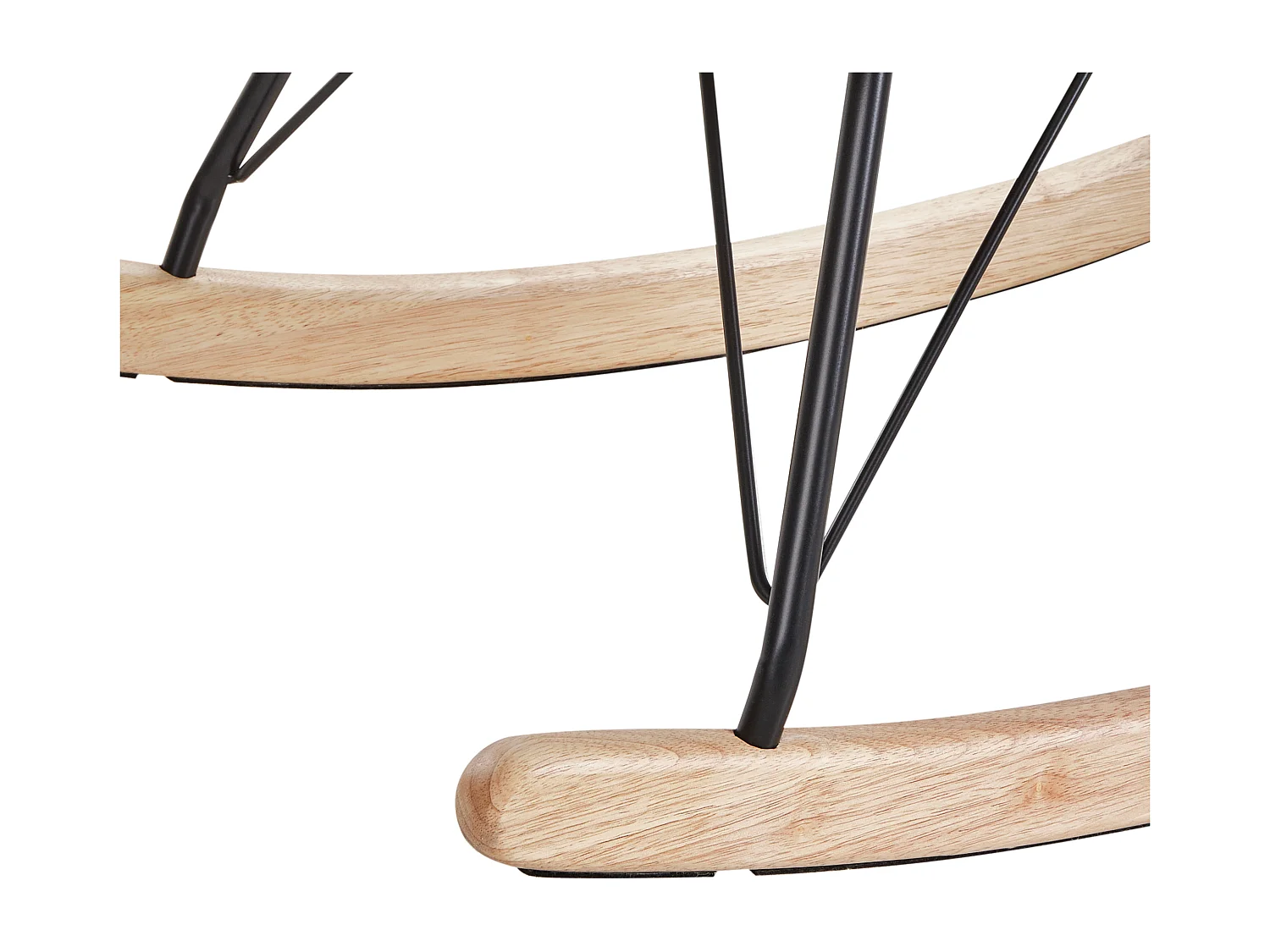 Fauteuil à bascule SKALE Tissu Blanc cassé