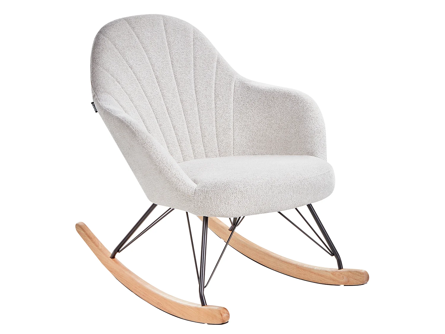 Rocking Chair SKALE Fabric Off-White