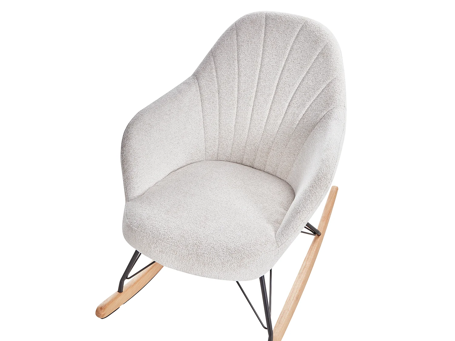 Rocking Chair SKALE Fabric Off-White