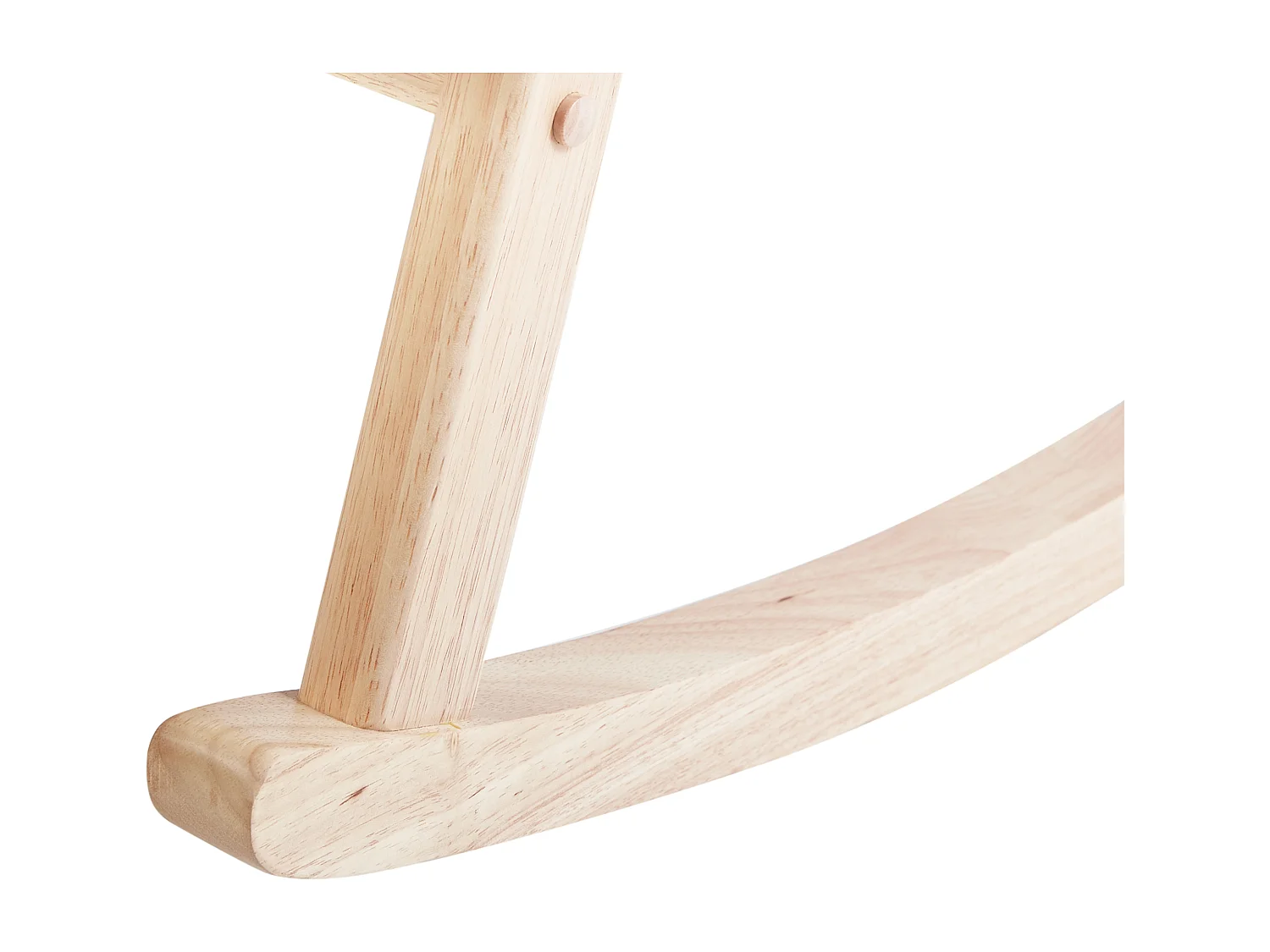 Fauteuil à bascule LEKNES Bouclé Blanc cassé