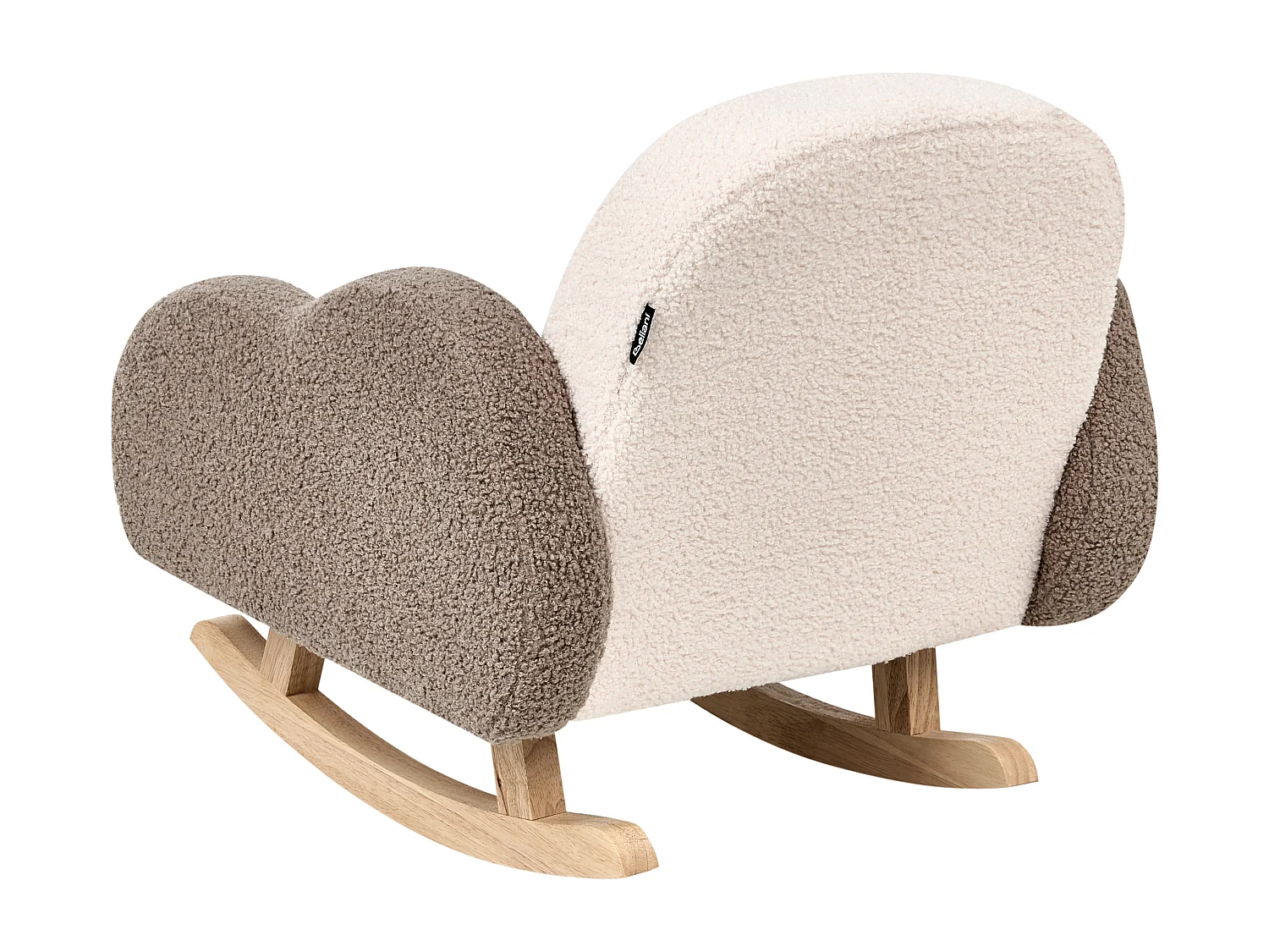Chaise à bascule pour enfants Nuage SKARE Bouclé Beige