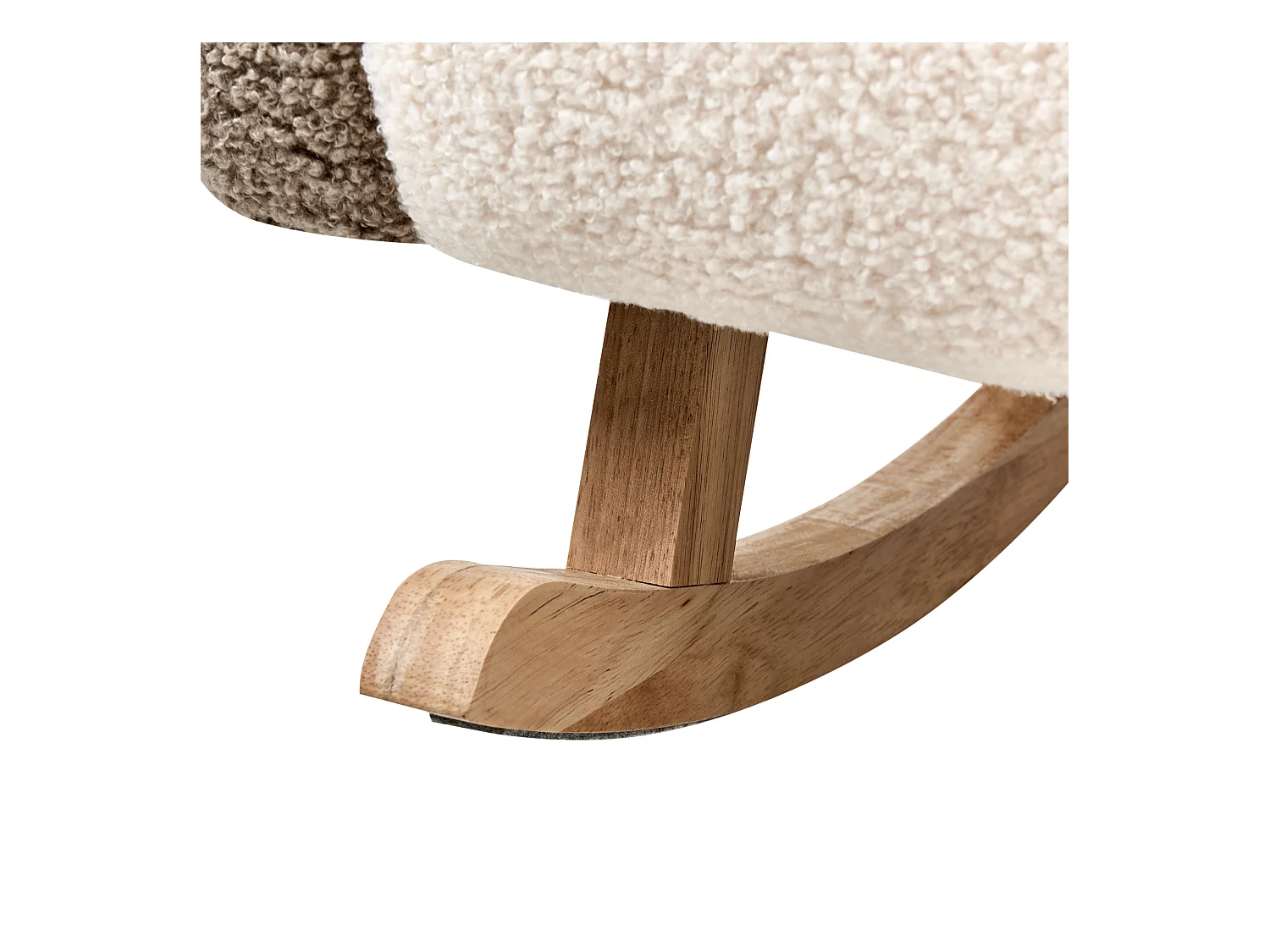 Chaise à bascule pour enfants Nuage SKARE Bouclé Beige