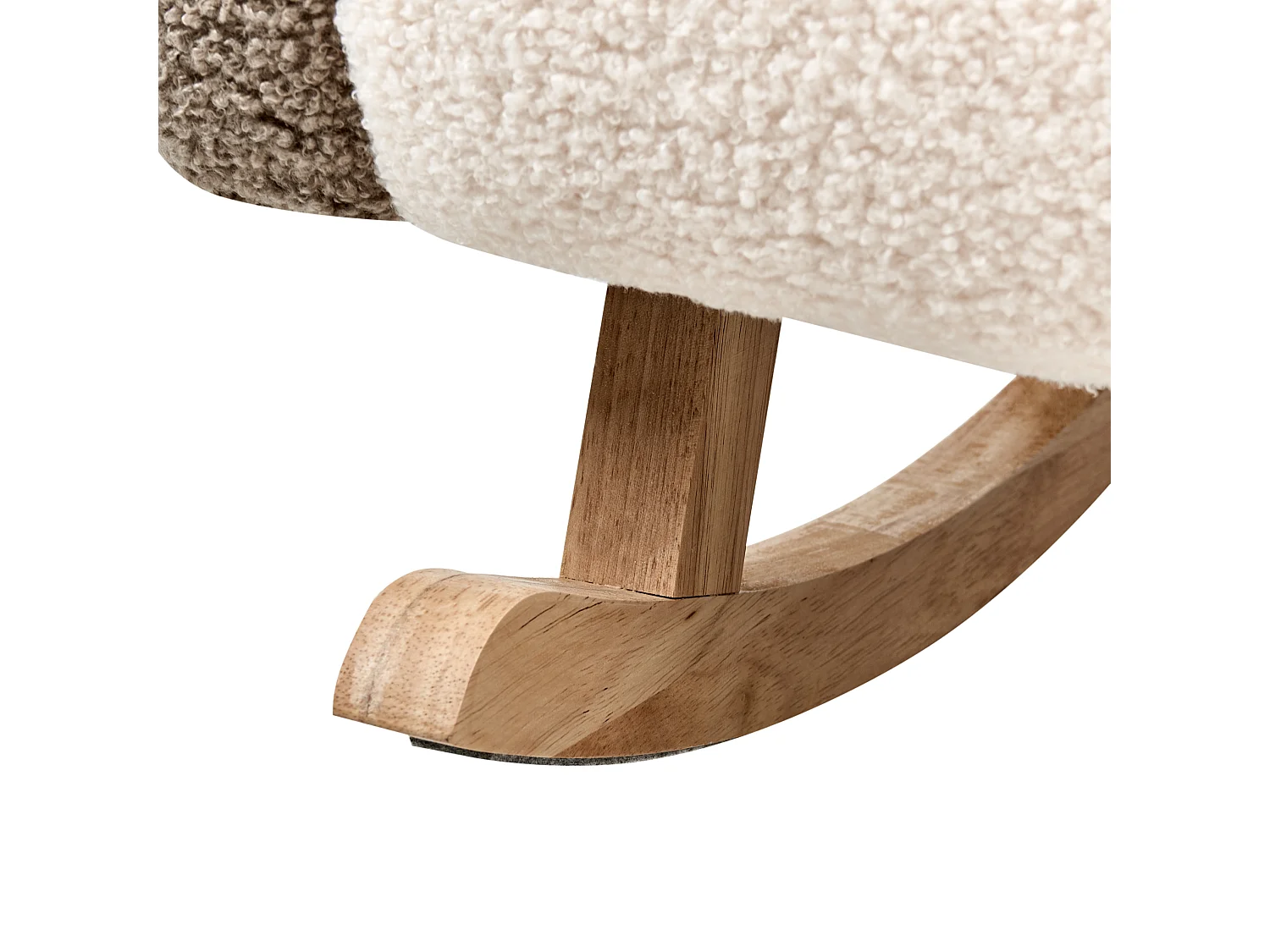 Chaise à bascule pour enfants Nuage SKARE Bouclé Beige