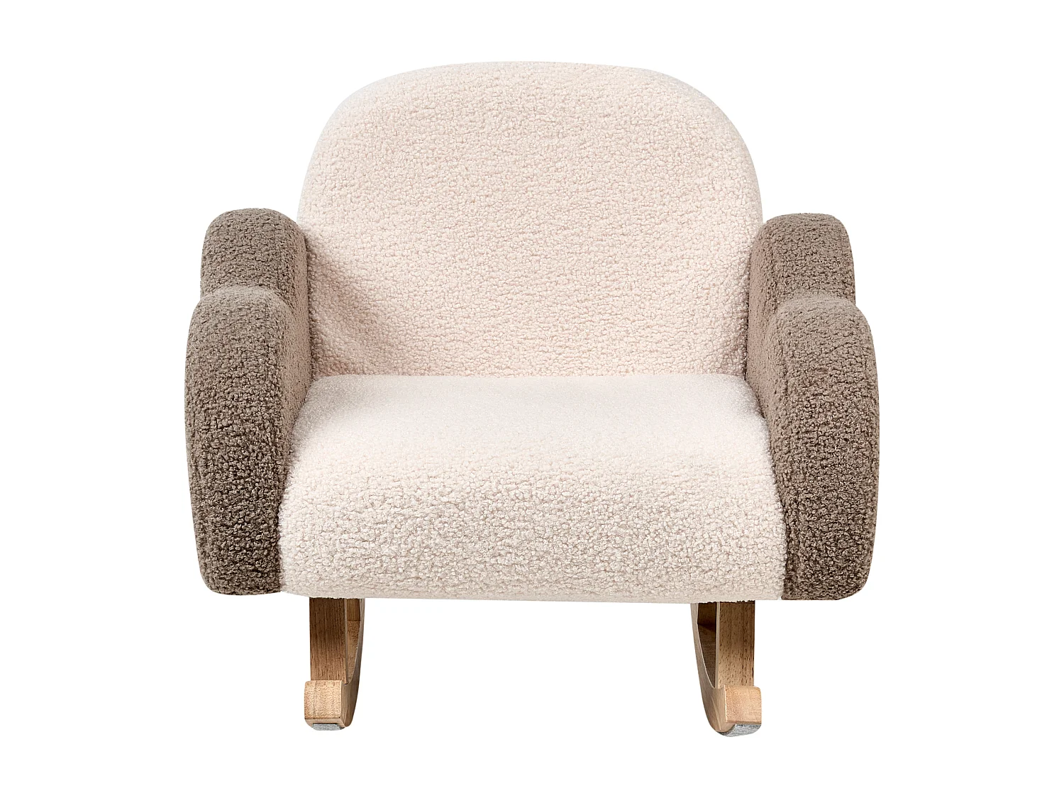 Kinderschaukelstuhl Bouclé beige SKARE