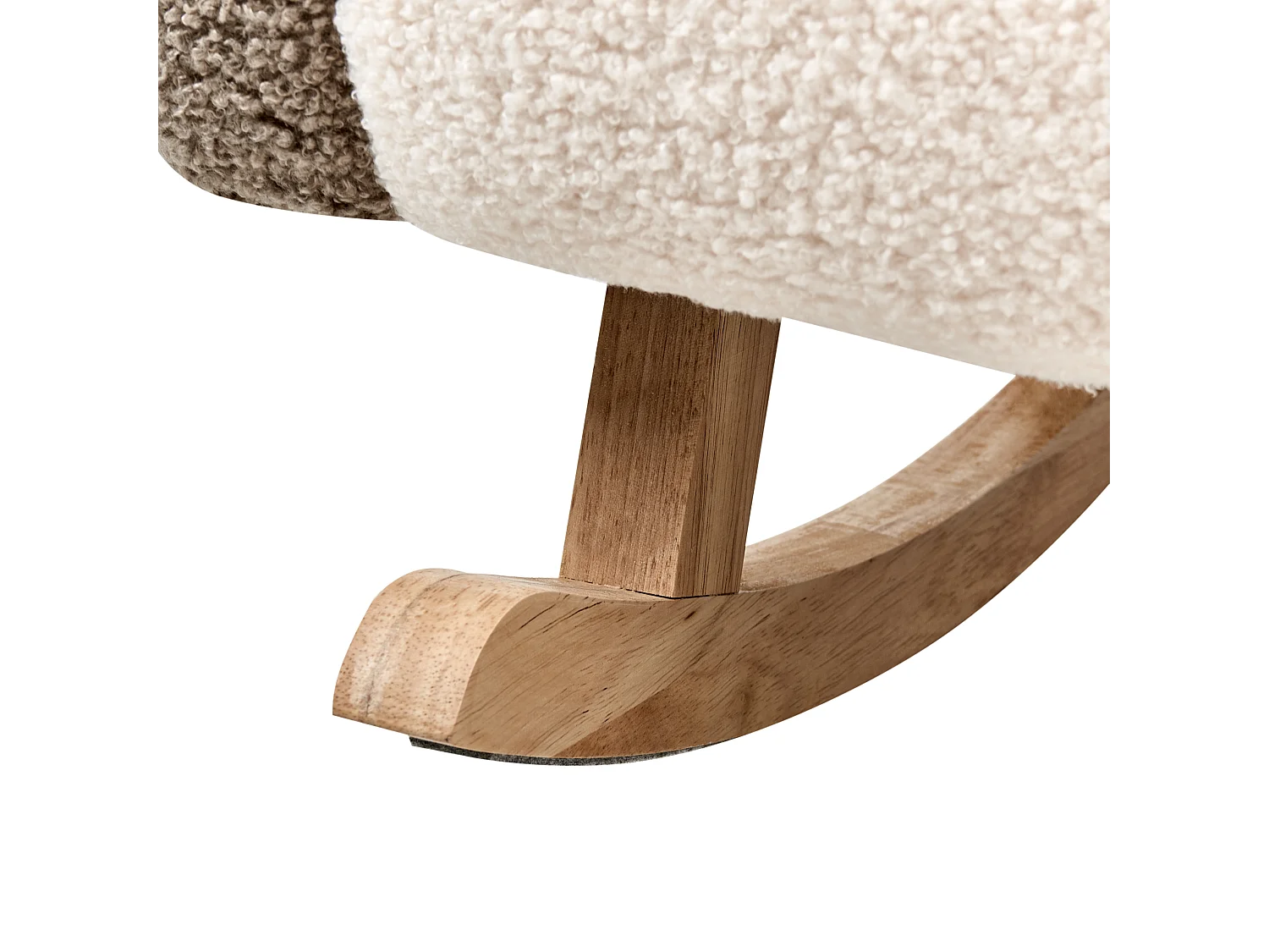 Kinderschaukelstuhl Bouclé beige SKARE