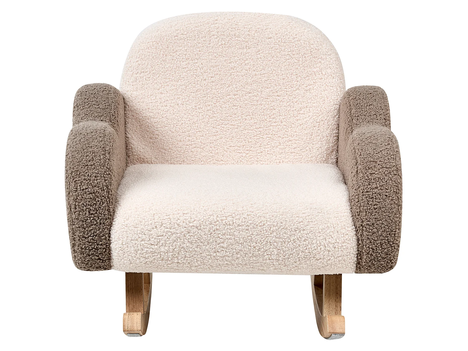 Kinderschaukelstuhl Bouclé beige SKARE
