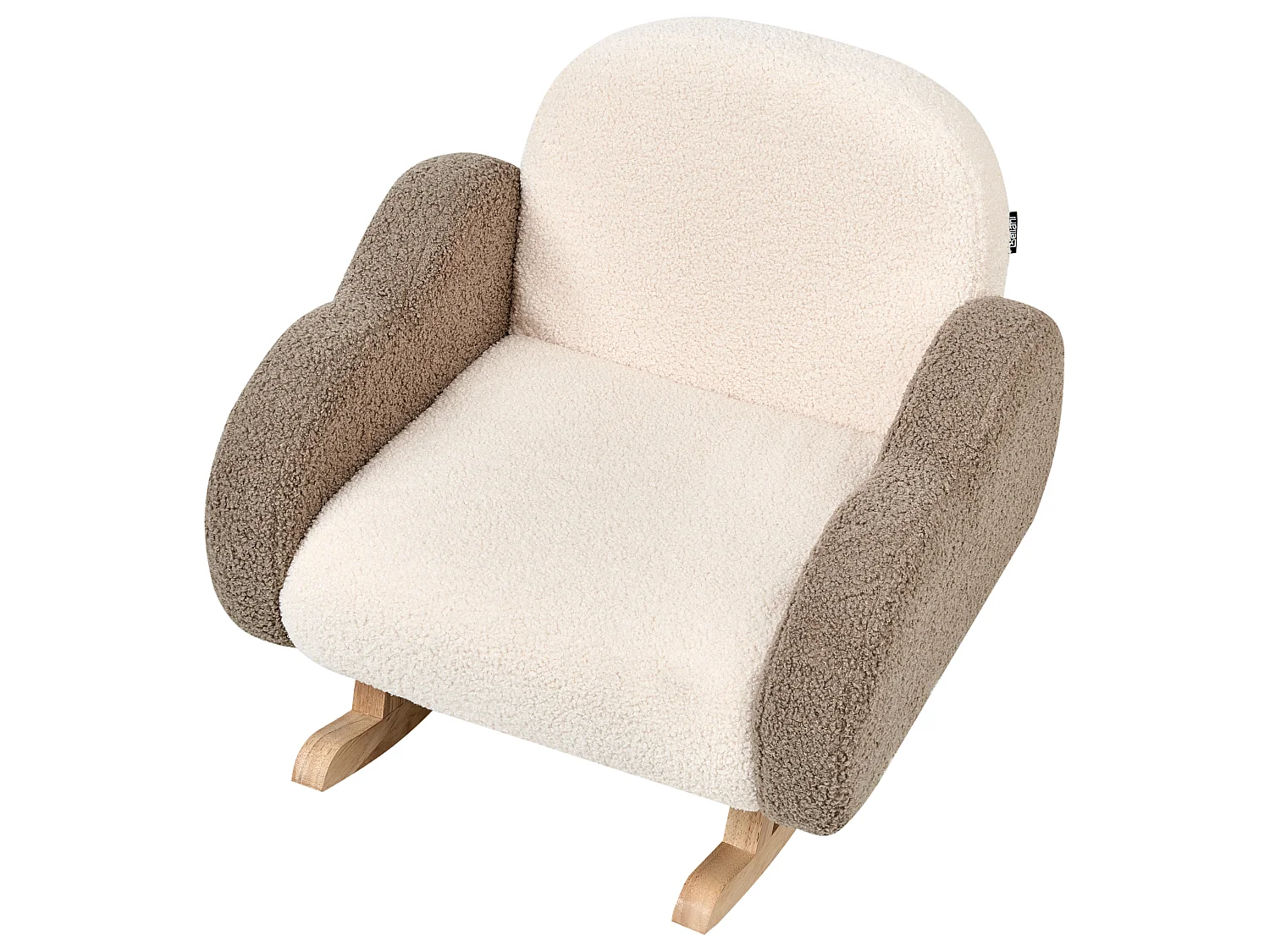Kinderschaukelstuhl Bouclé beige SKARE