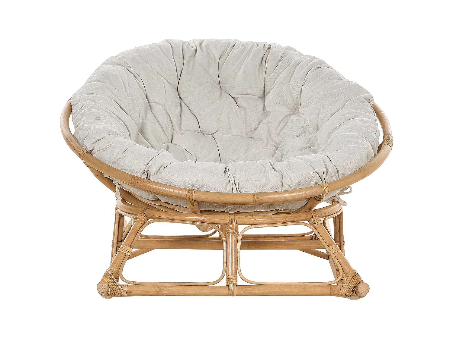 Fauteuil à bascule ORVIETO Rotin Naturel