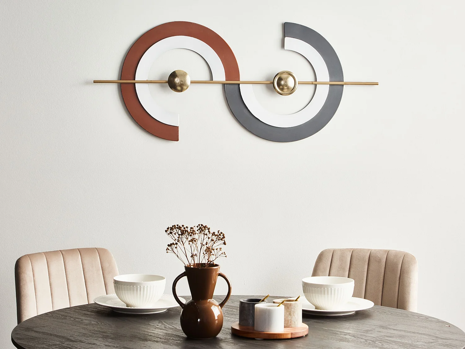 Décoration murale FARO Métal 42 cm Multicolore