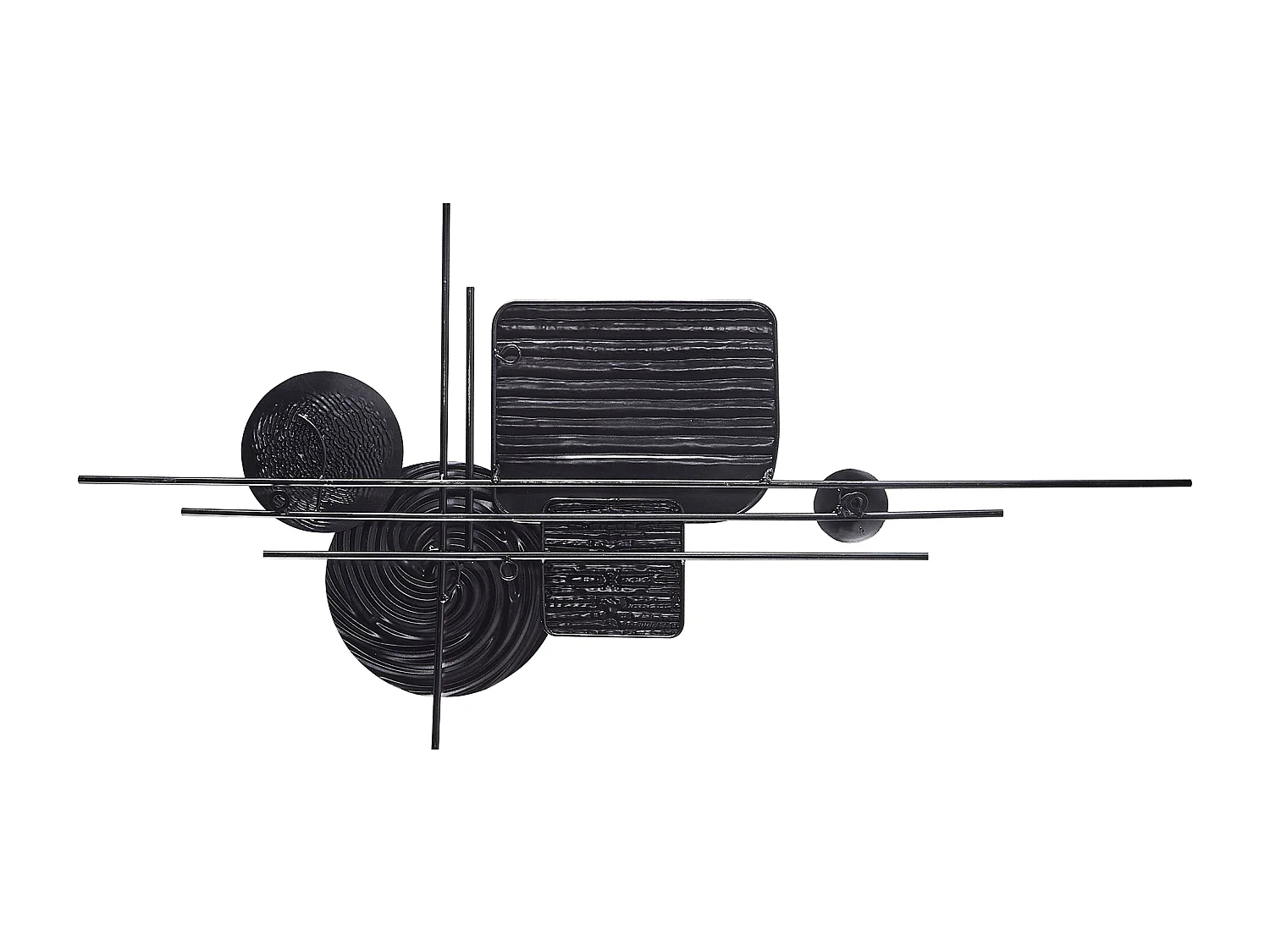 Décoration murale OVAR Métal 50 cm Gris