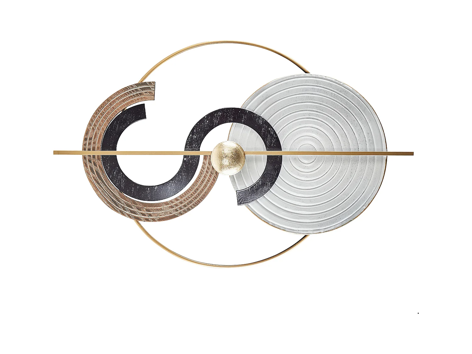Wandobjekt BRAGA Metall 55 cm Bunt