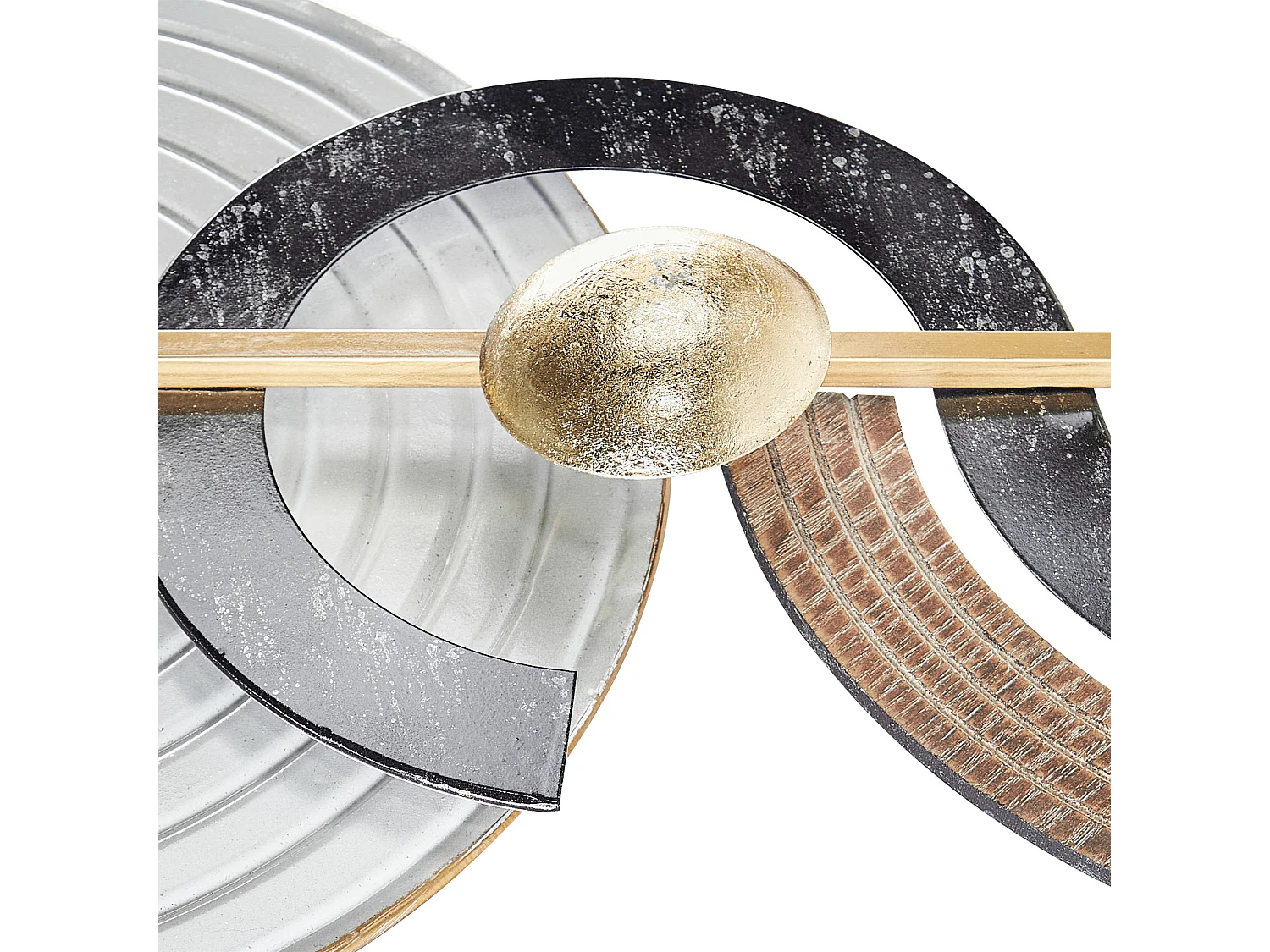 Wandobjekt BRAGA Metall 55 cm Bunt