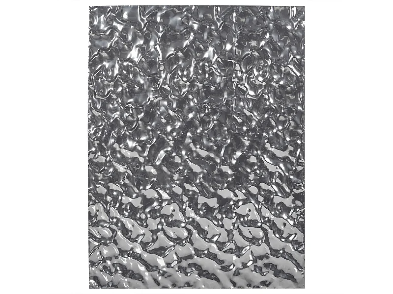 Dekoracja ścienna COIMBRA Metal 79 cm Srebrny