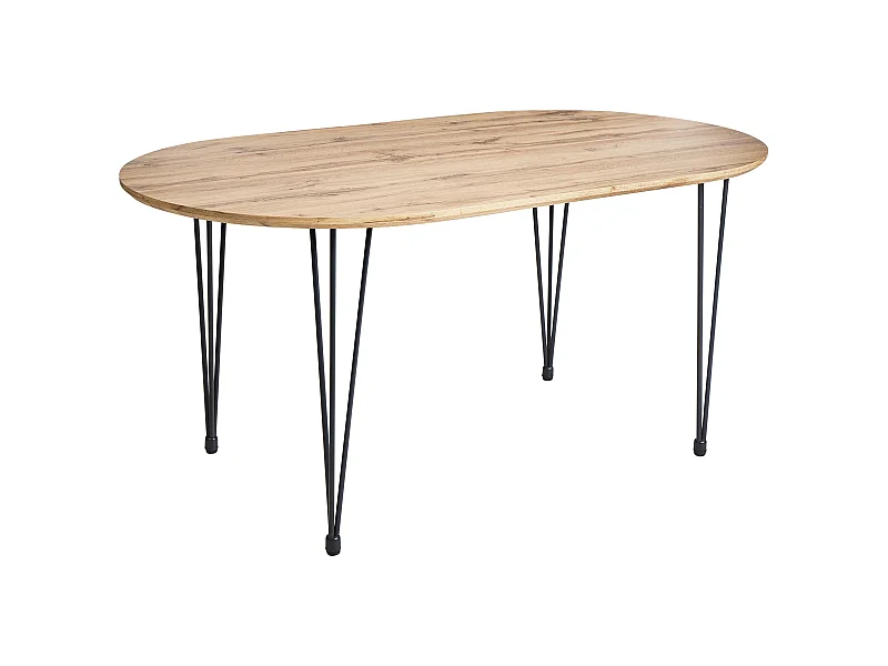 Mesa de comedor CAVELL Marrón claro 160 cm 90 cm