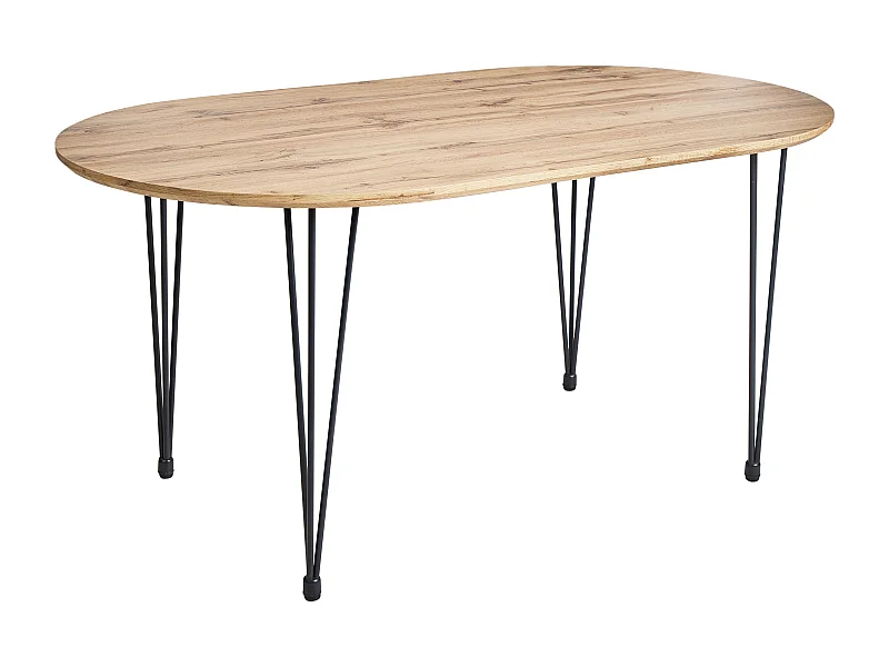 Table de repas CAVELL Marron clair 160 cm 90 cm