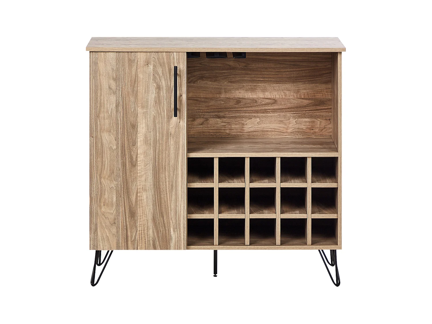 Mueble botellero ELISTON Marrón claro