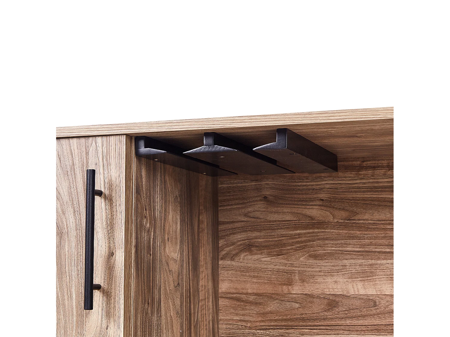Wine Cabinet ELISTON Light Brown