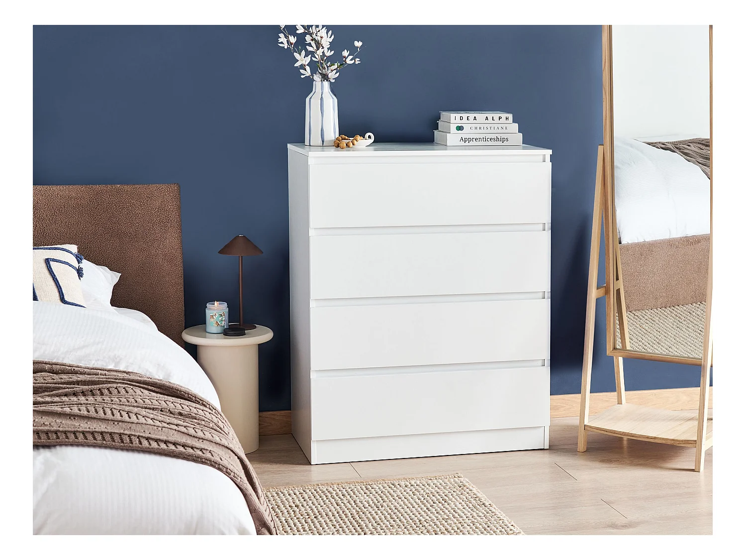 Cómoda de 4 cajones WINNIPEG Blanco