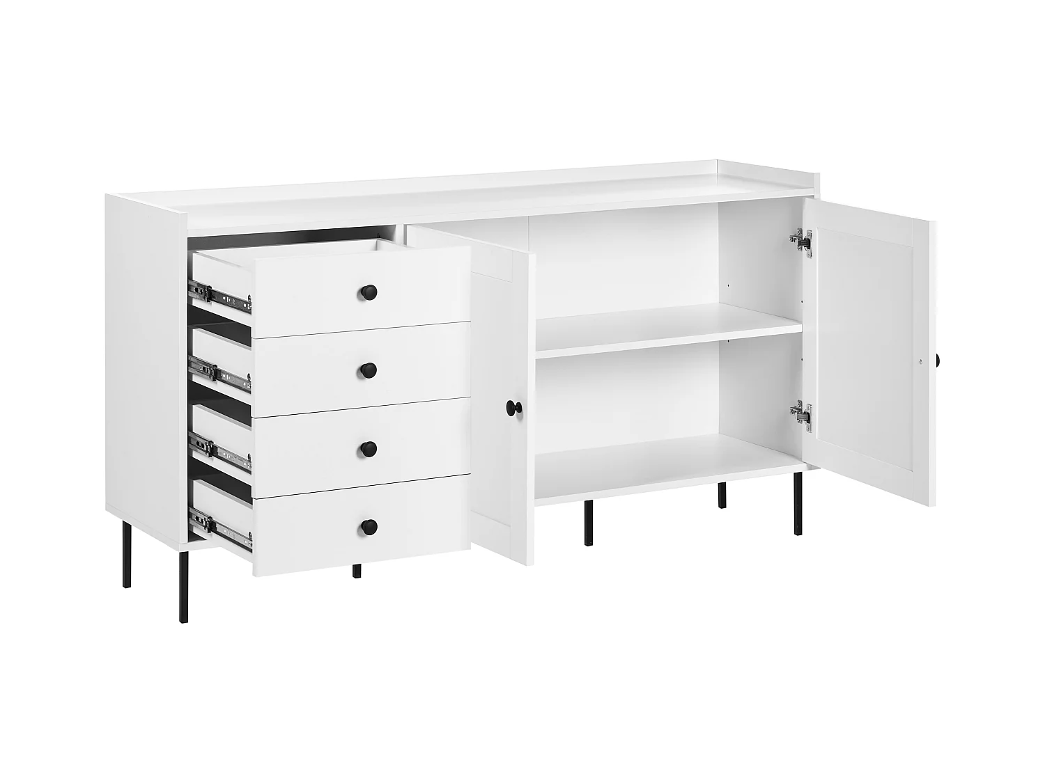 Commode 2 portes ALCOVE Blanc