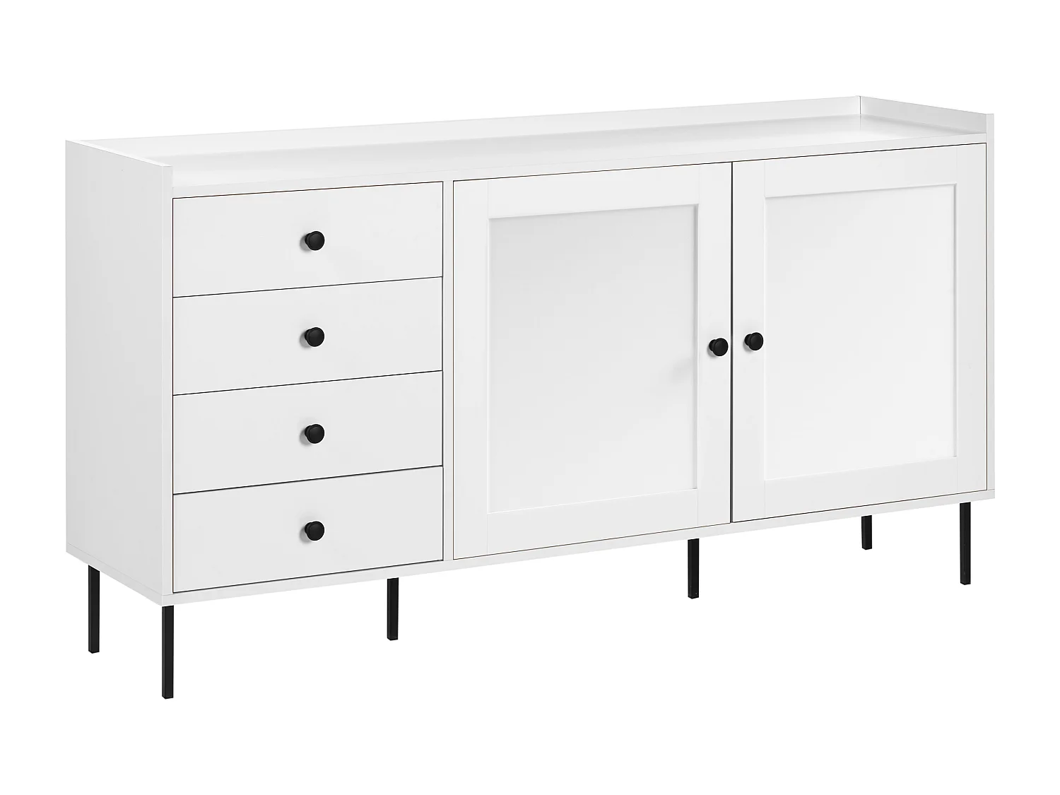 Aparador de 2 puertas ALCOVE Blanco