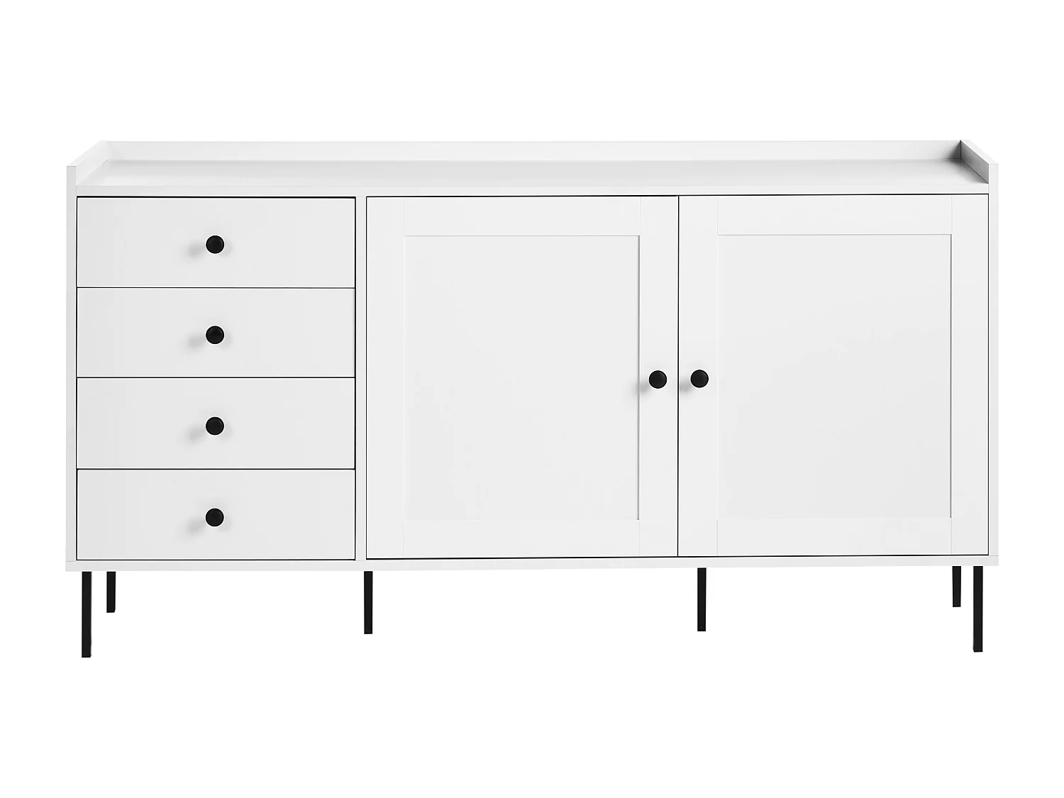 Credenza a 2 ante ALCOVE Bianco