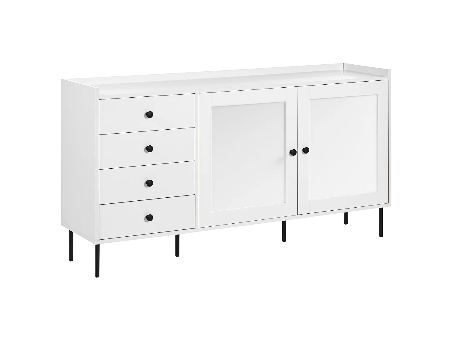 Sideboard mit 2 Türen ALCOVE Weiss