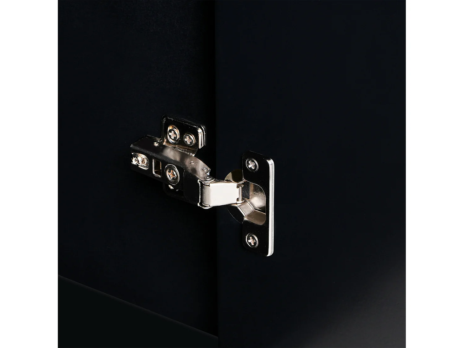 Armoire GLASTONBURY Marbre/noir