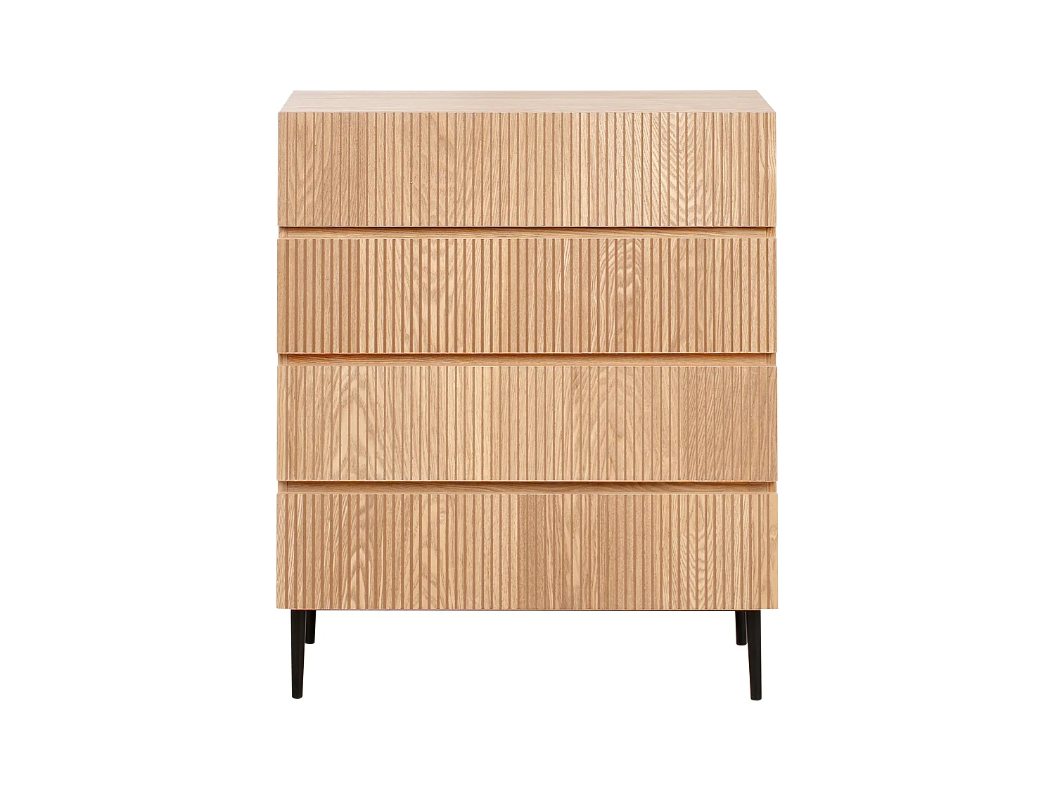 Cassettiera 4 cassetti BLYTHE Frassino naturale