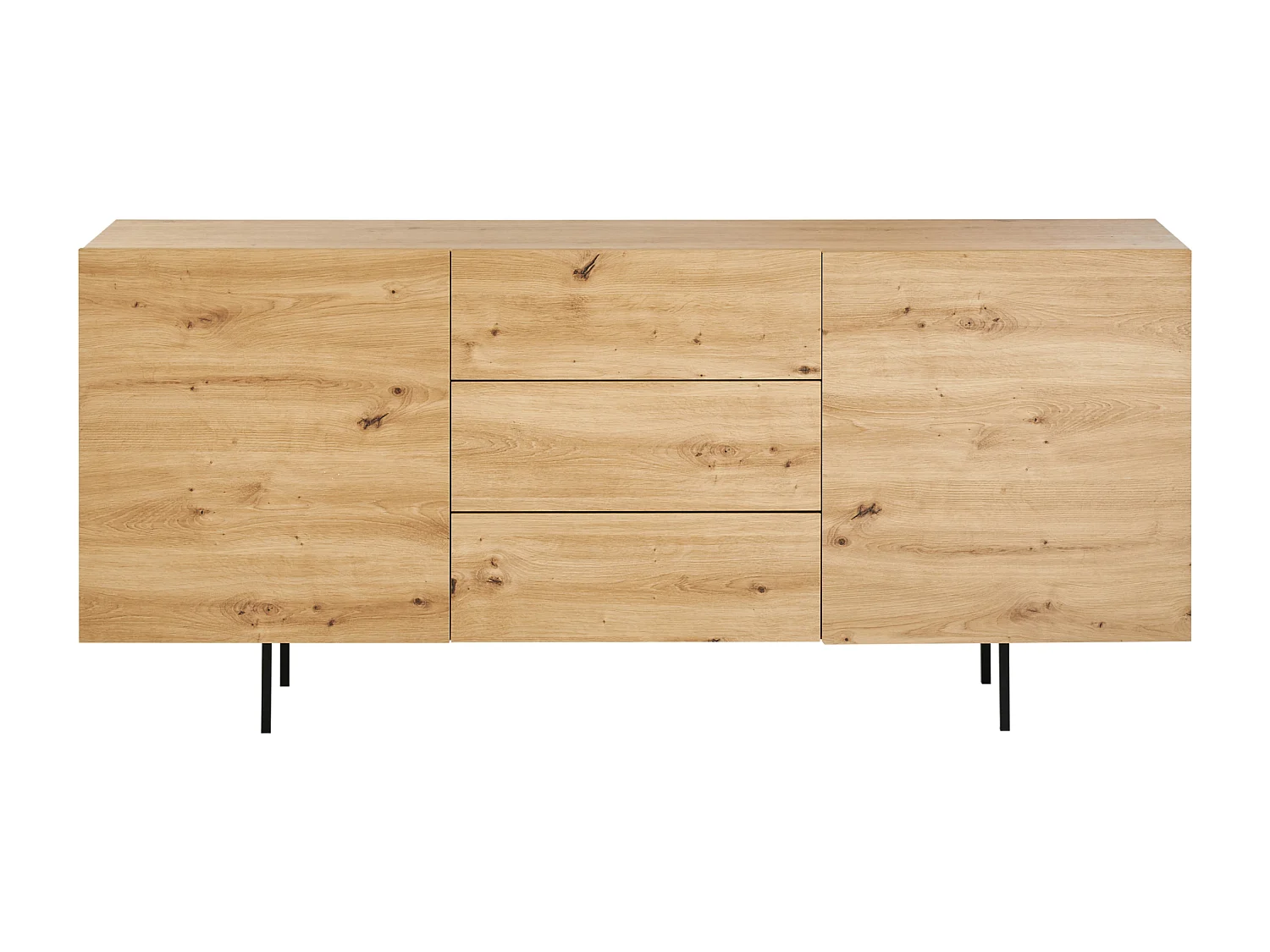 Commode 2 portes KENORA Marron clair