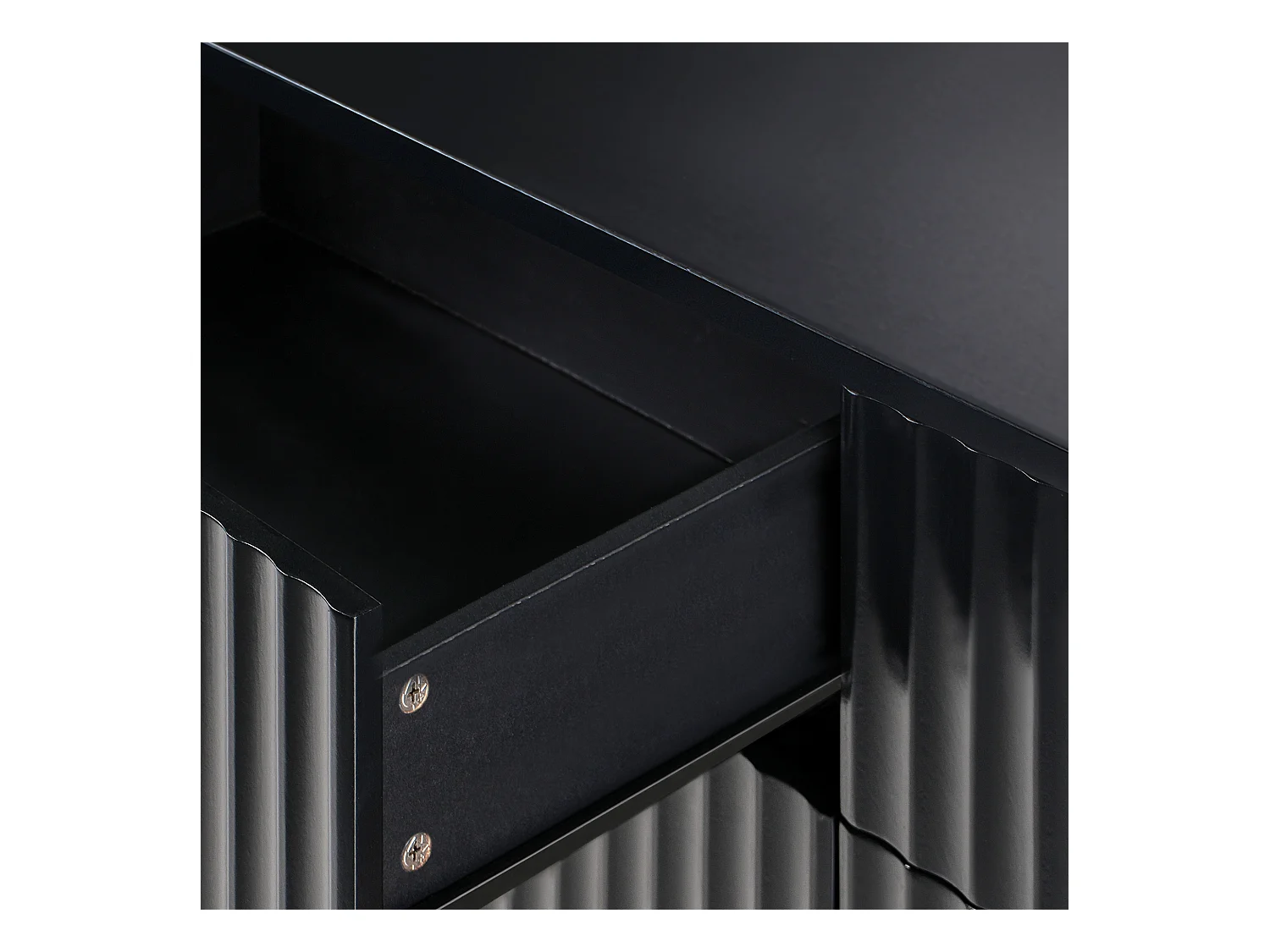 Cómoda de 6 cajones GLASTONBURY Negro