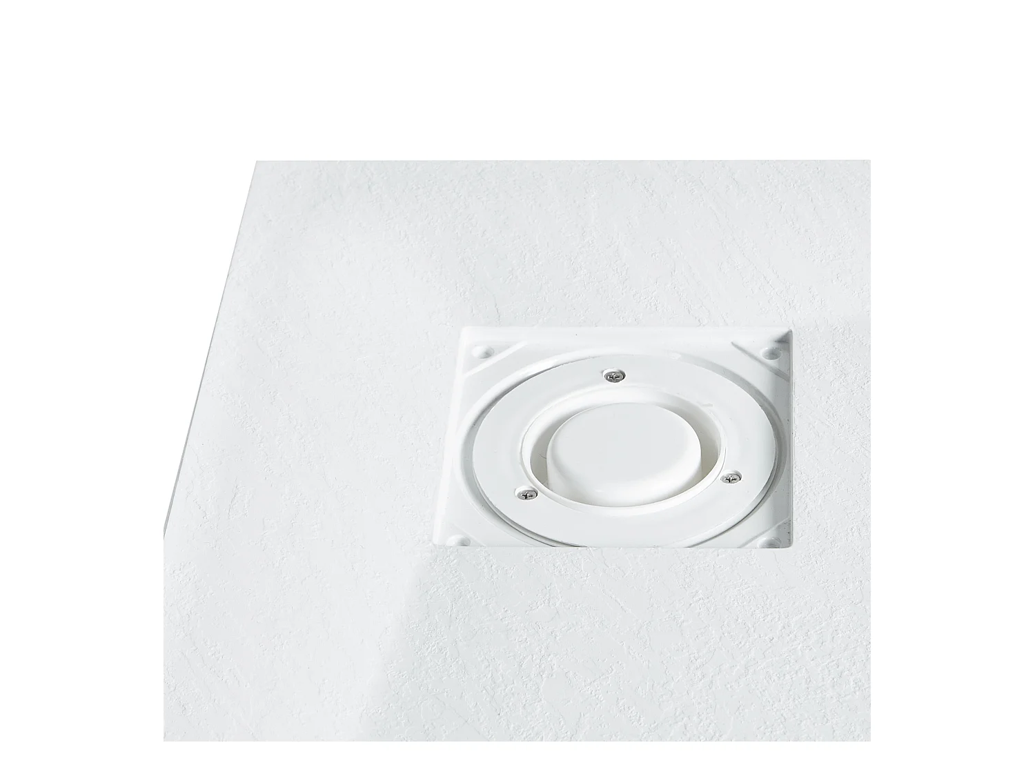 Bac de douche PARON 80 x 80 x 3 cm Blanc
