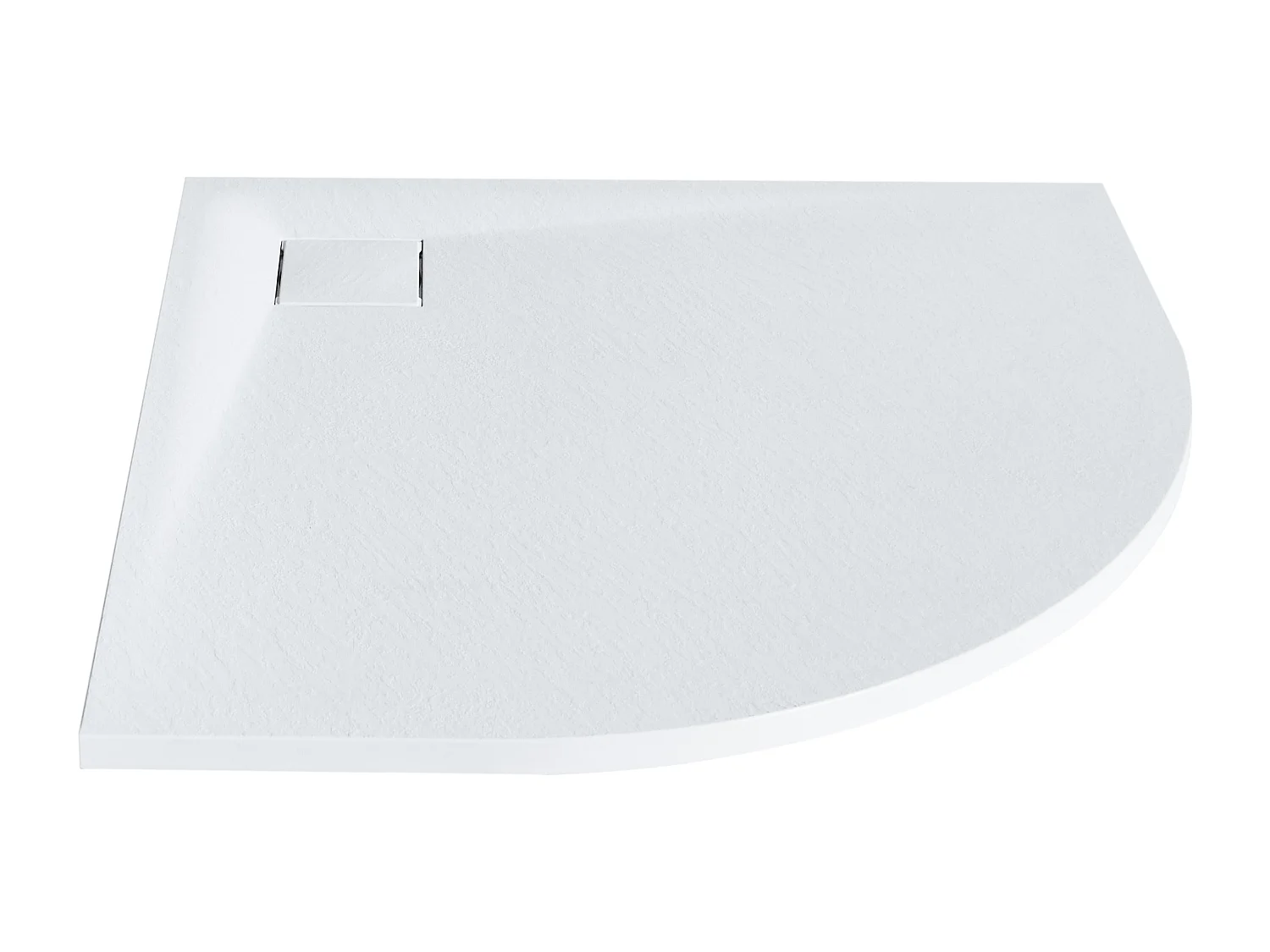 Bac de douche PARON 80 x 80 x 3 cm Blanc