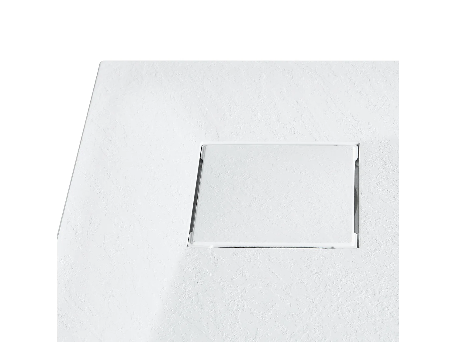 Bac de douche PARON 80 x 80 x 3 cm Blanc